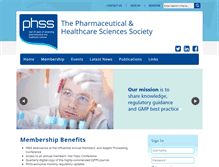 Tablet Screenshot of phss.co.uk